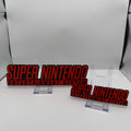 Logo Super Nintendo - Impression 3D (Noir)
