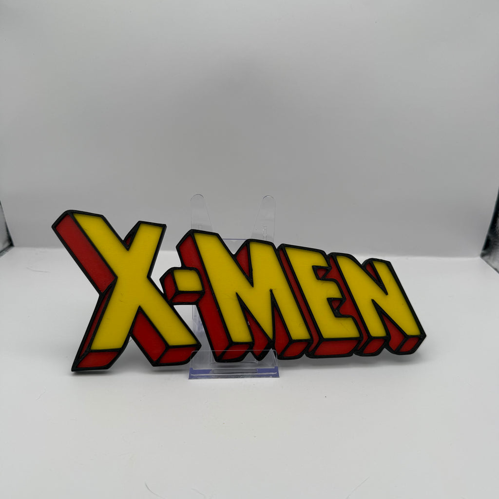 X-Men Logo 3D Print