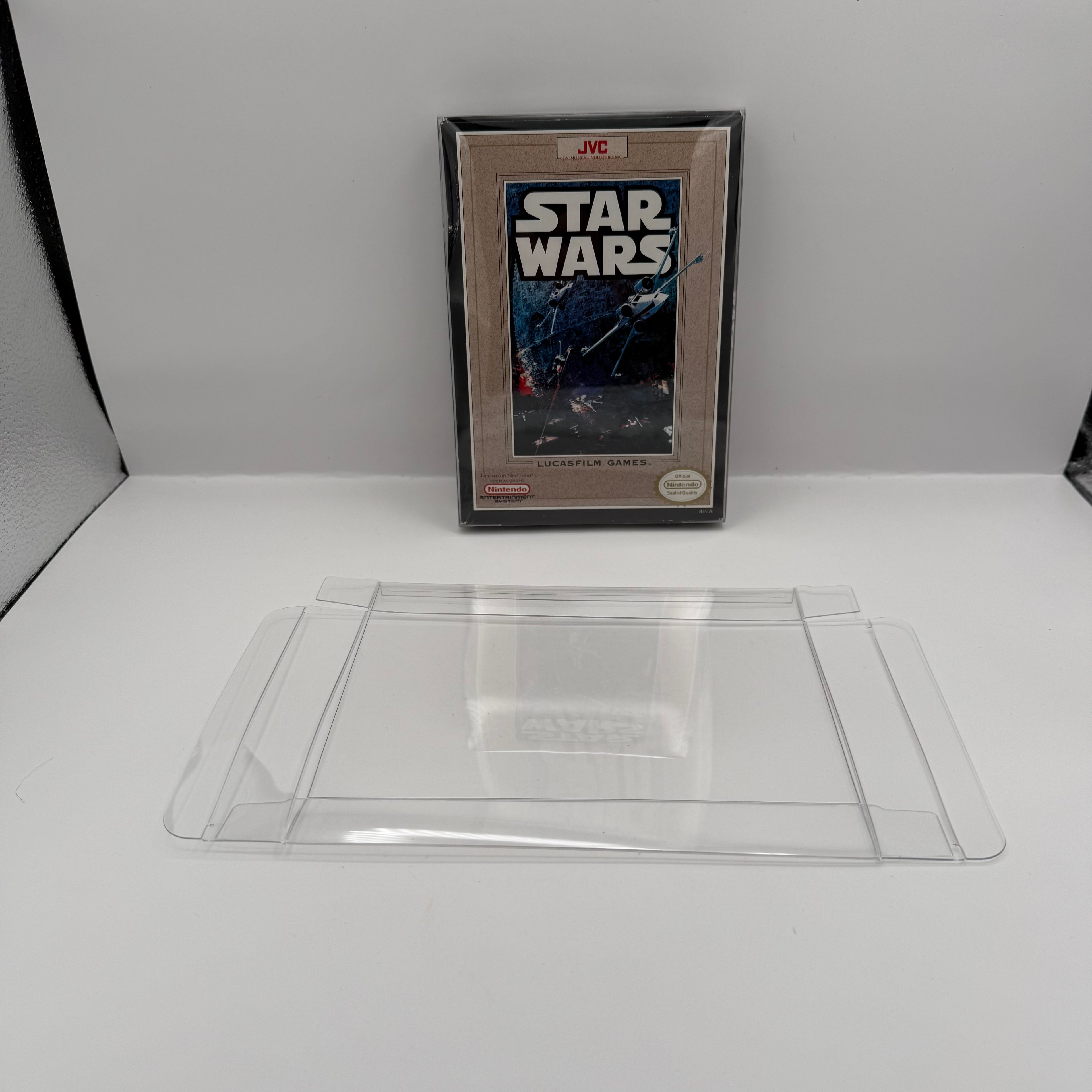 NES Game Box Protector – .35mm 14mil PET Archive Grade