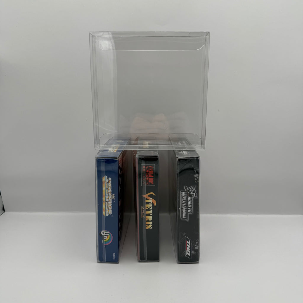 Game Boy, GBC, GBA & Virtual Boy Box Protector – .35mm 14mil PET Archive Grade