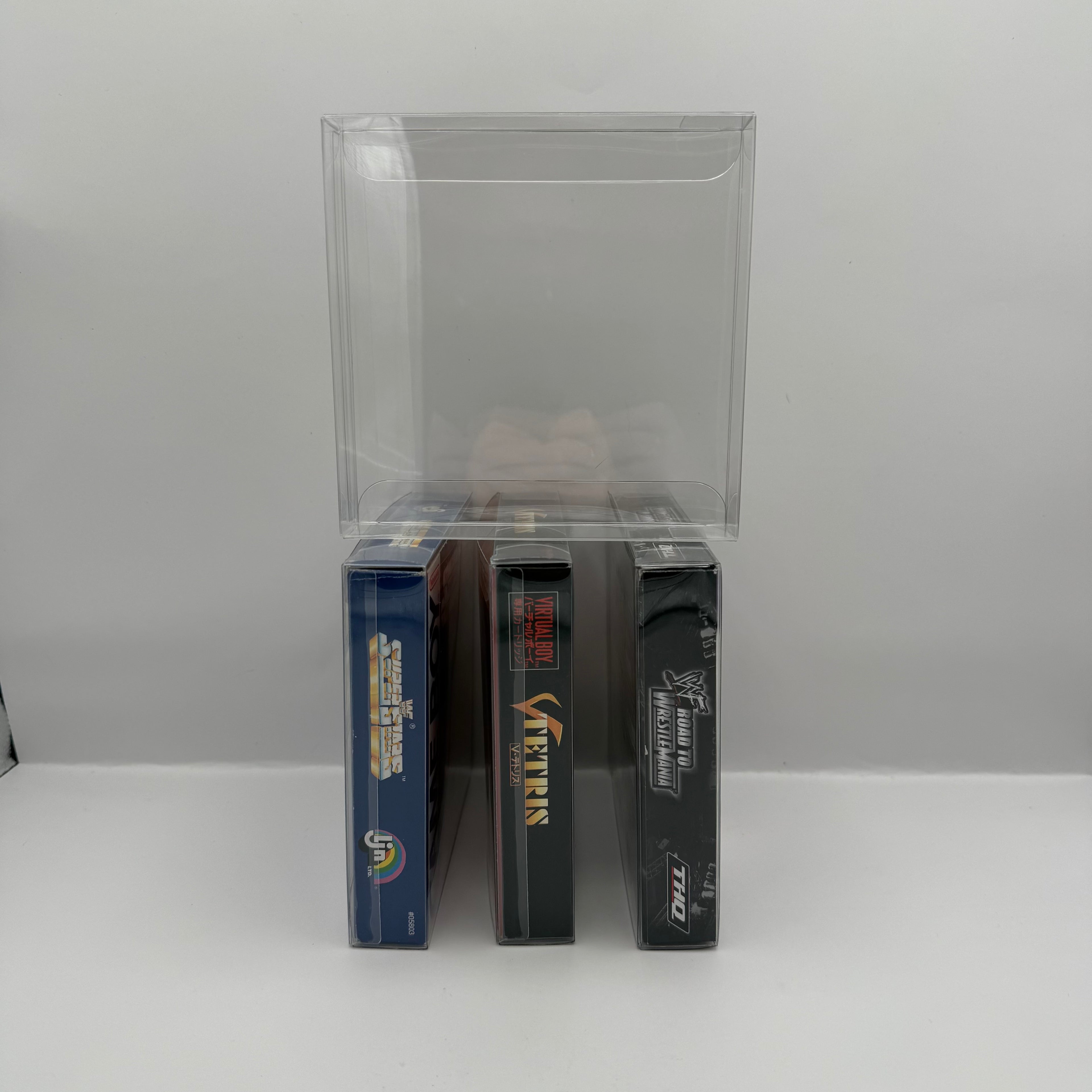 Game Boy, GBC, GBA & Virtual Boy Box Protector – .35mm 14mil PET Archive Grade