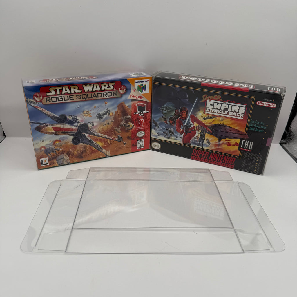 SNES Game Box Protector – .35mm 14mil PET Archive Grade