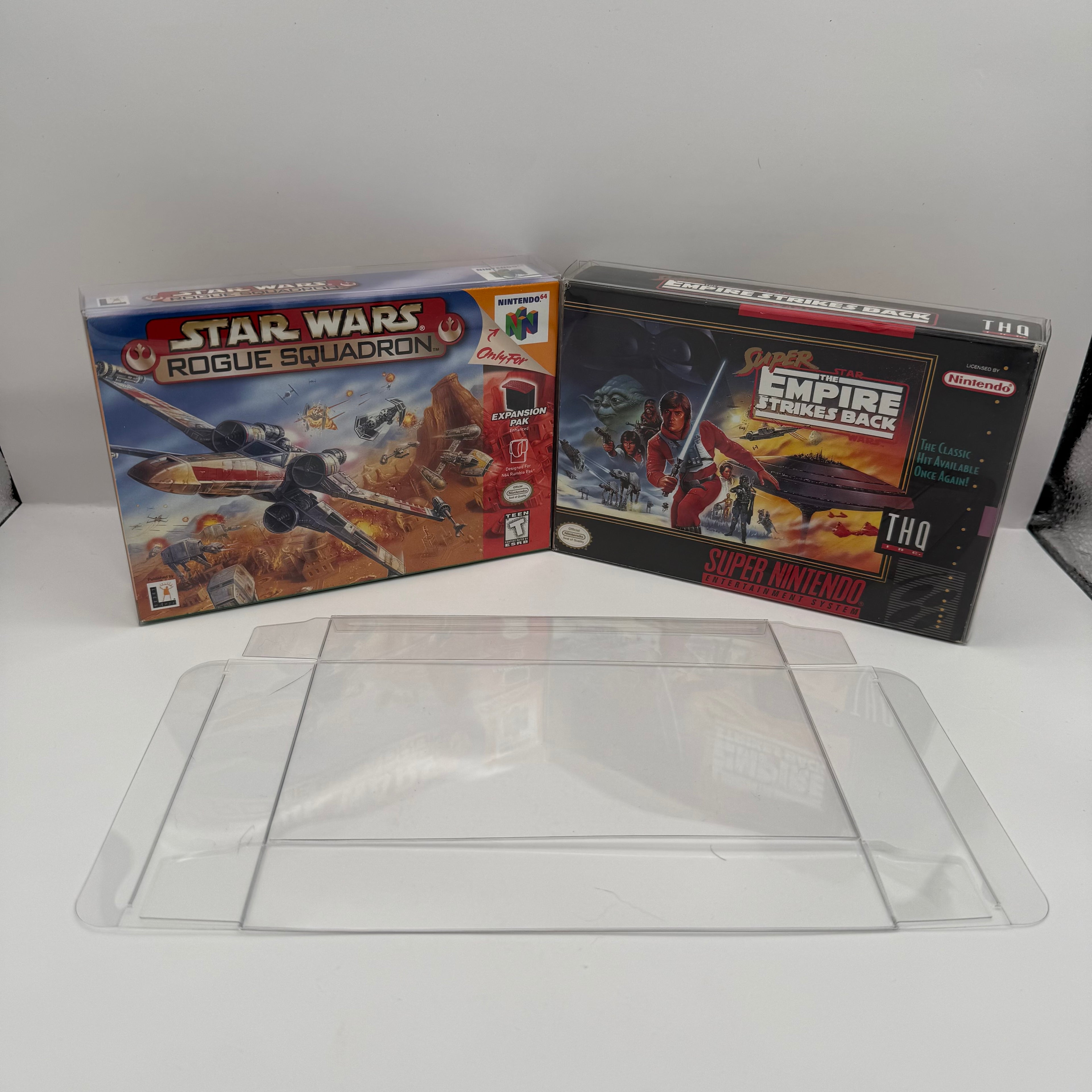 SNES Game Box Protector – .35mm 14mil PET Archive Grade
