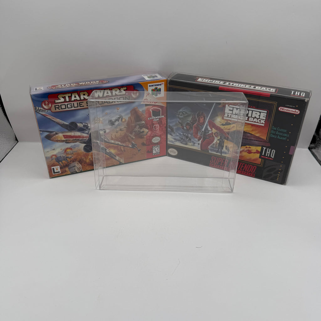 SNES Game Box Protector – .35mm 14mil PET Archive Grade