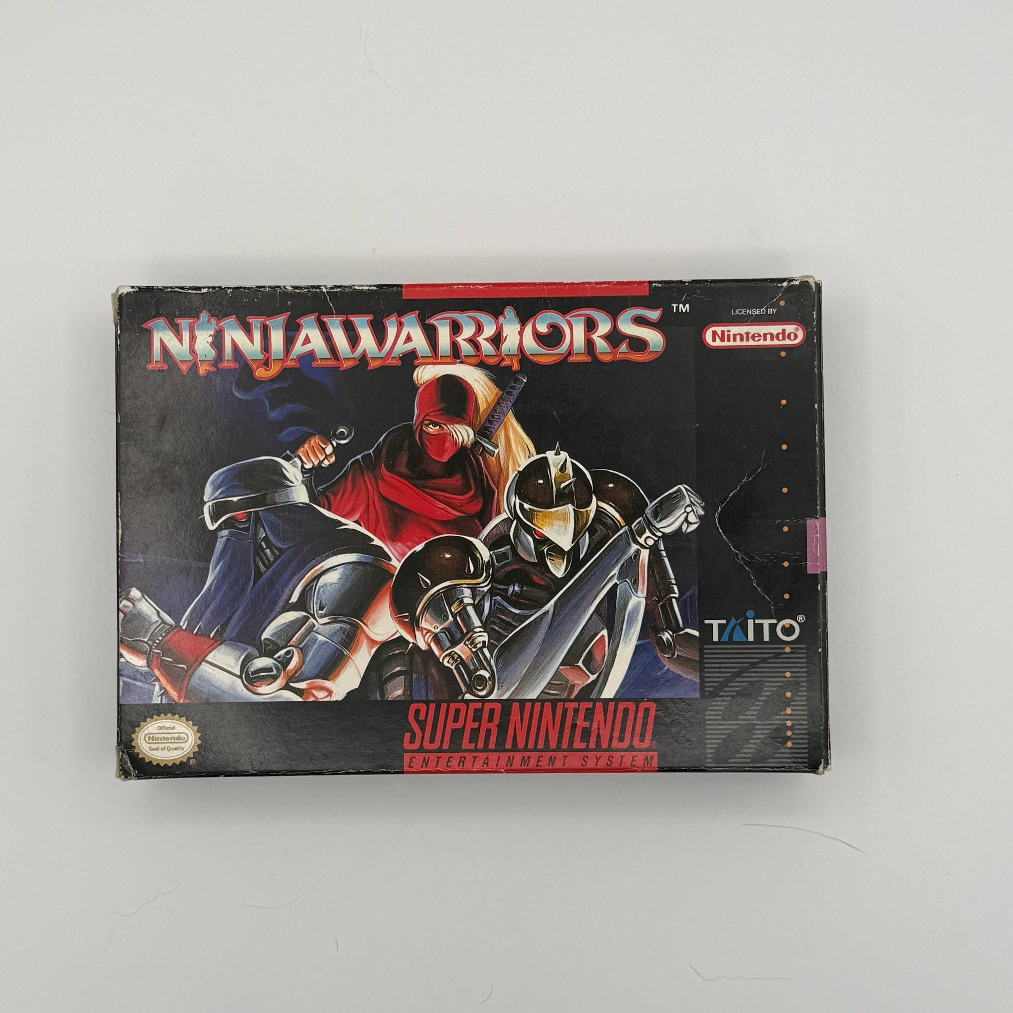 The Ninja Warriors - SNES CIB (Complete In Box) w/ All Inserts