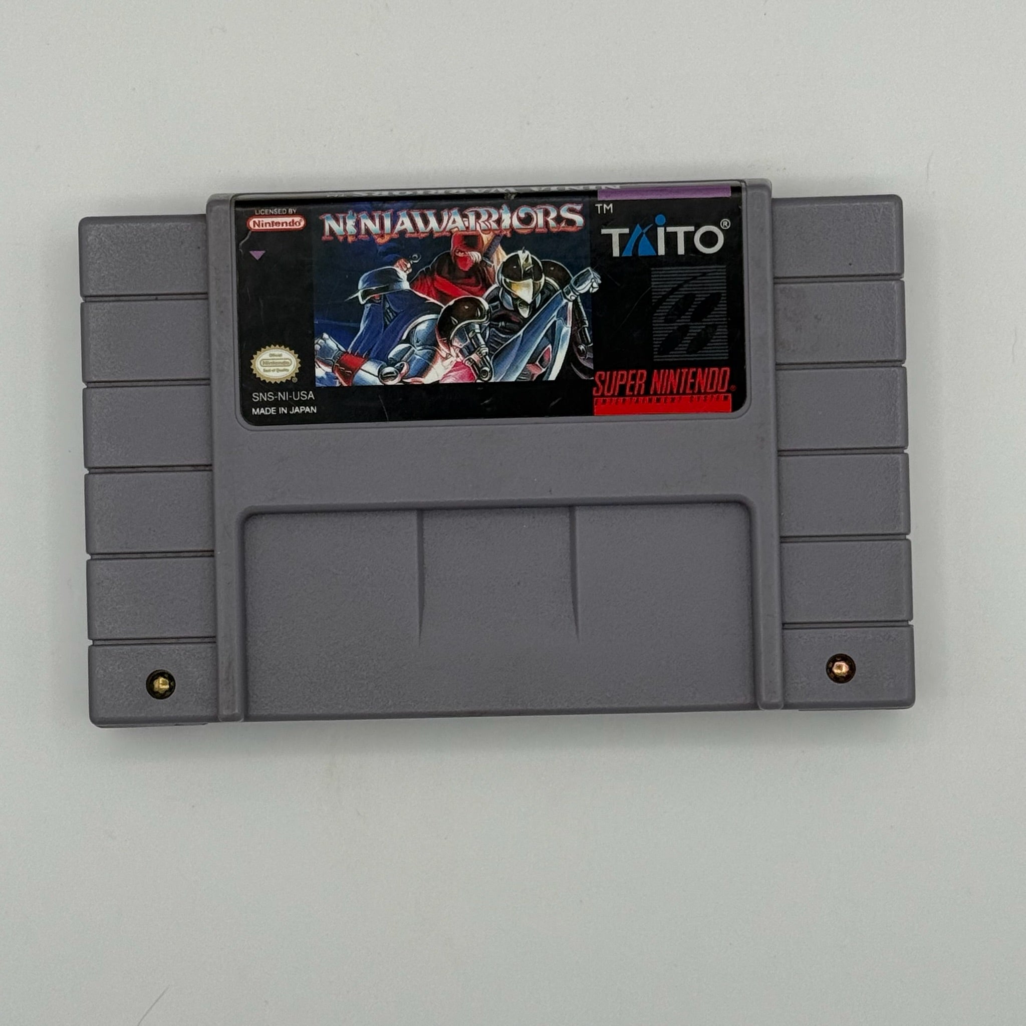 The Ninja Warriors - SNES CIB (Complete In Box) w/ All Inserts