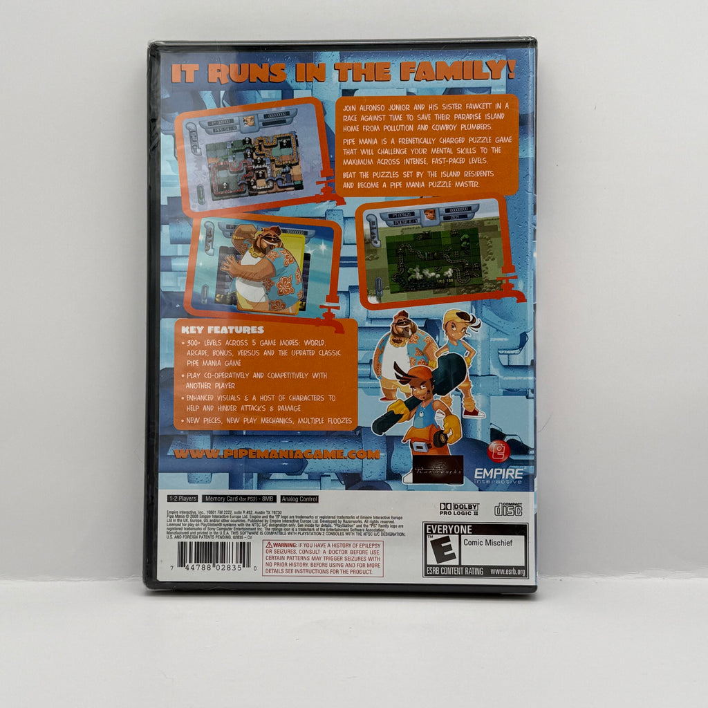 Pipe Mania for PlayStation 2 - New Sealed