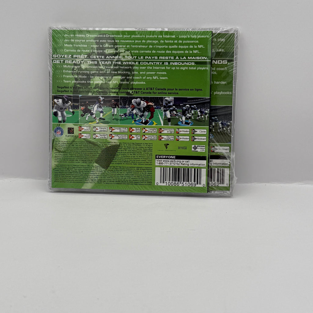 NFL 2K1 for Sega Dreamcast - New Sealed