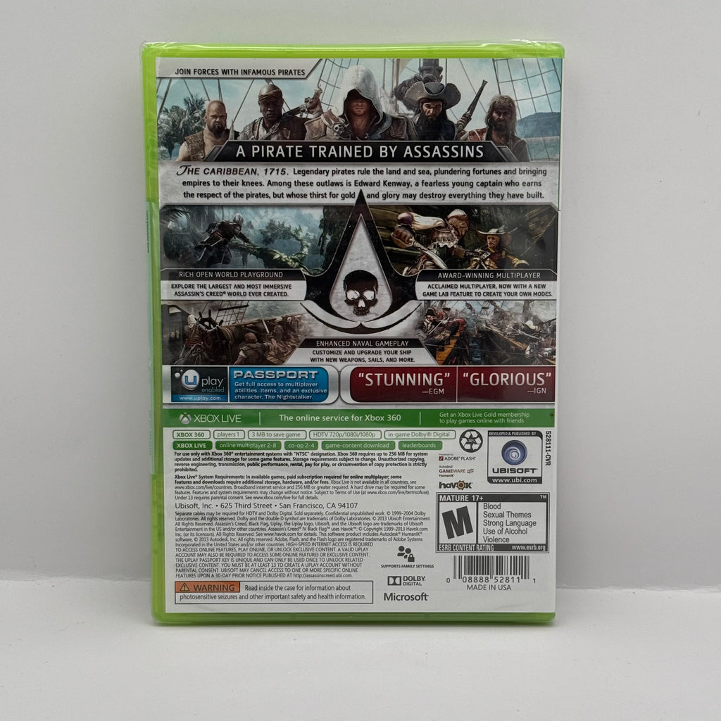 Assassin's Creed IV: Black Flag - Xbox 360 (Brand New Sealed)