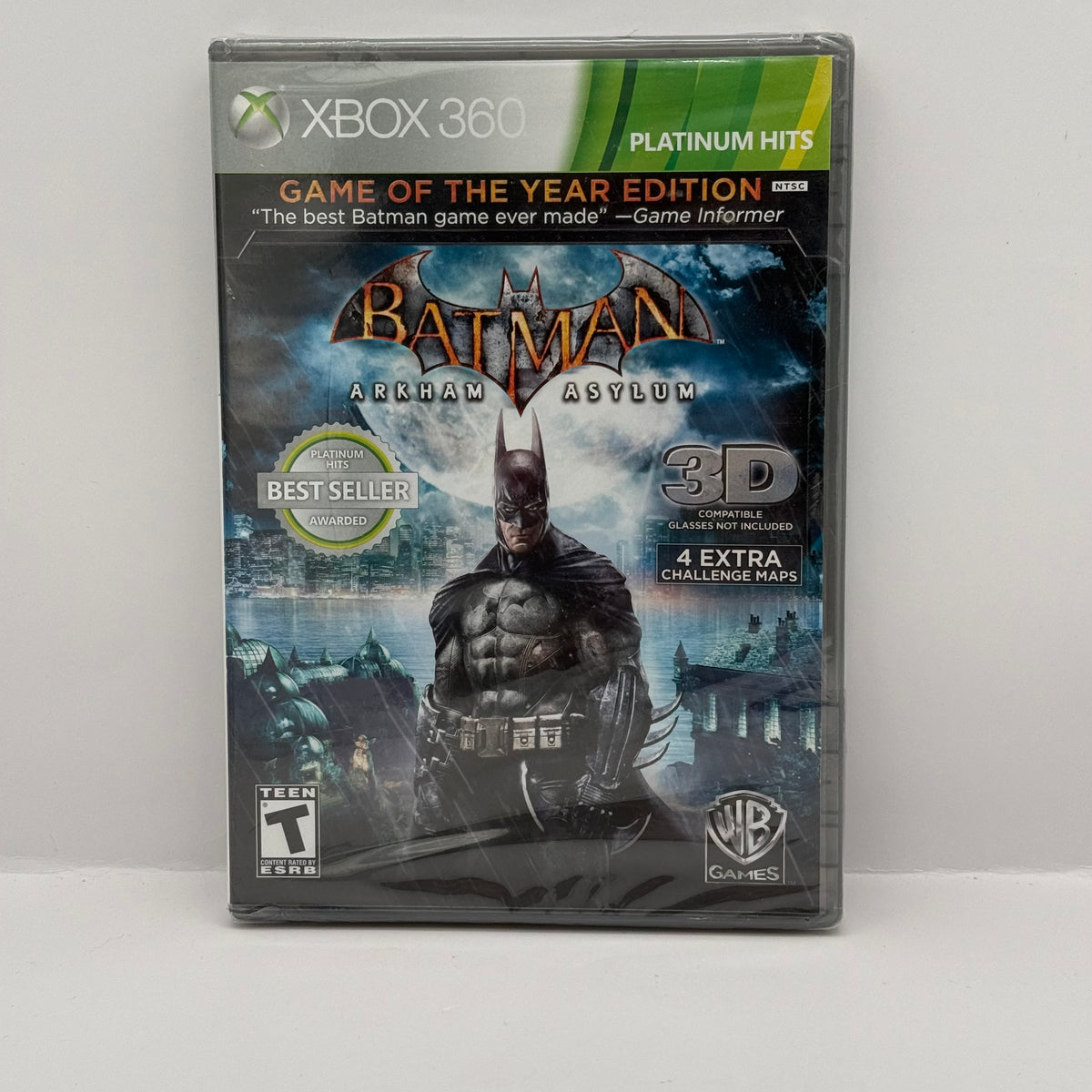 Batman: Arkham Asylum - Game of the Year Edition (Platinum Hits) - Xbox 360 (Brand New Sealed)