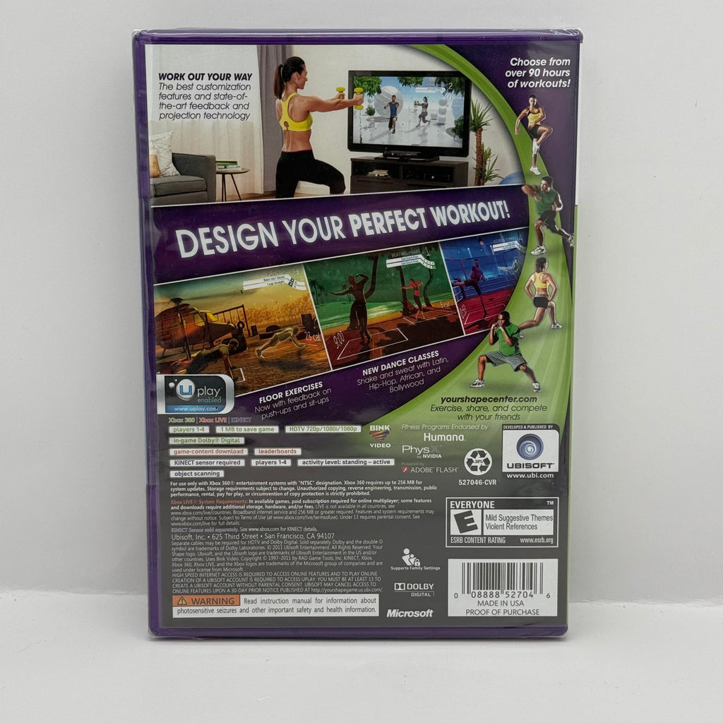 Your Shape: Fitness Evolved 2012 - Xbox 360 Kinect (Brand New Sealed)