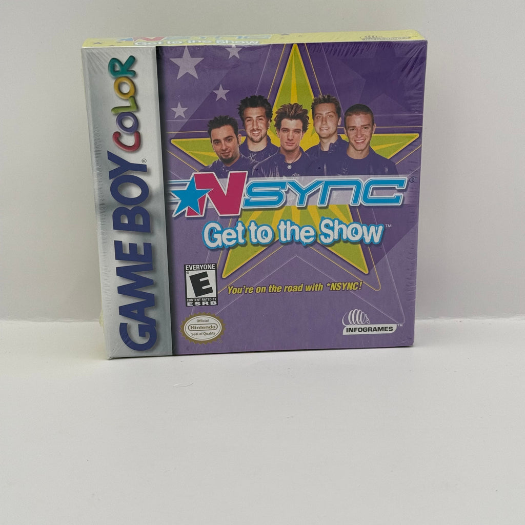*NSYNC: Get to the Show - Game Boy Color (Brand New Sealed)