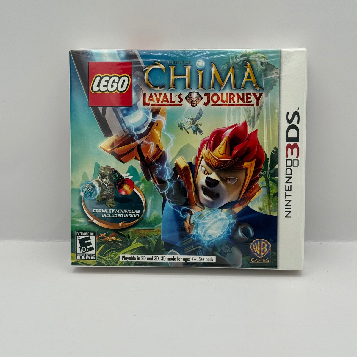LEGO Legends of Chima: Laval's Journey - Nintendo 3DS w/ Crawley Minifigure (Brand New Sealed)