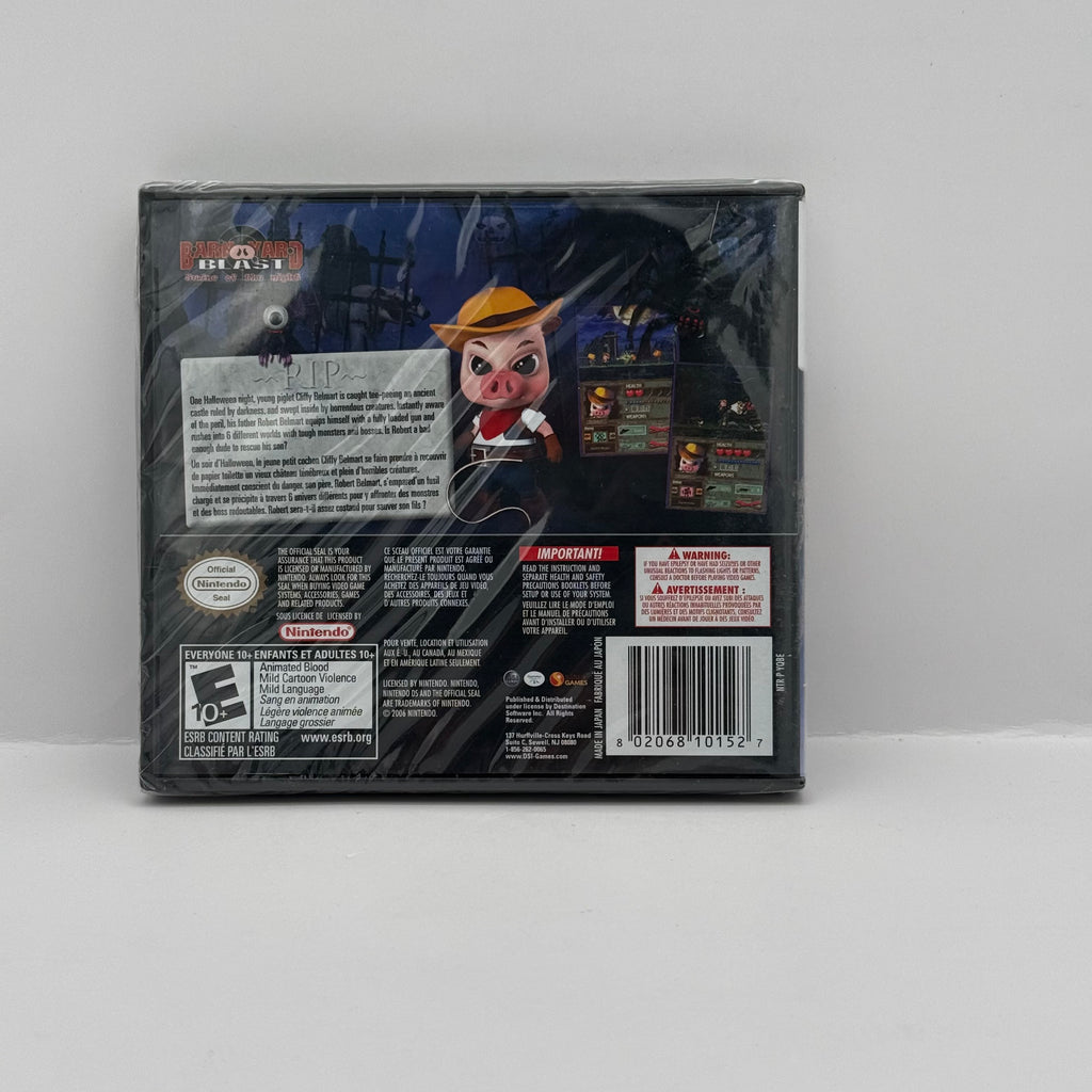 Barnyard Blast: Swine of the Night - Nintendo DS (Brand New Sealed)