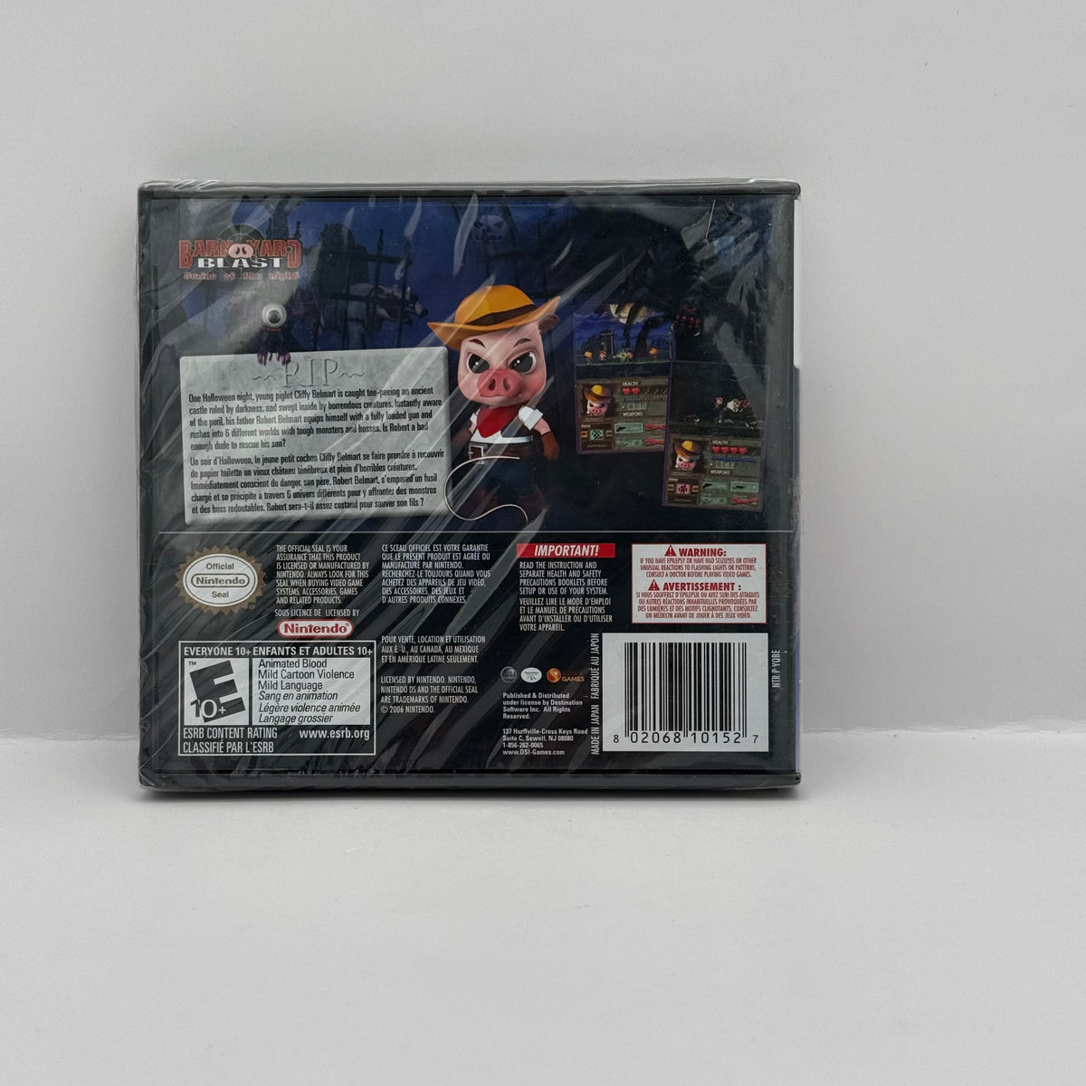 Barnyard Blast: Swine of the Night - Nintendo DS (Brand New Sealed)