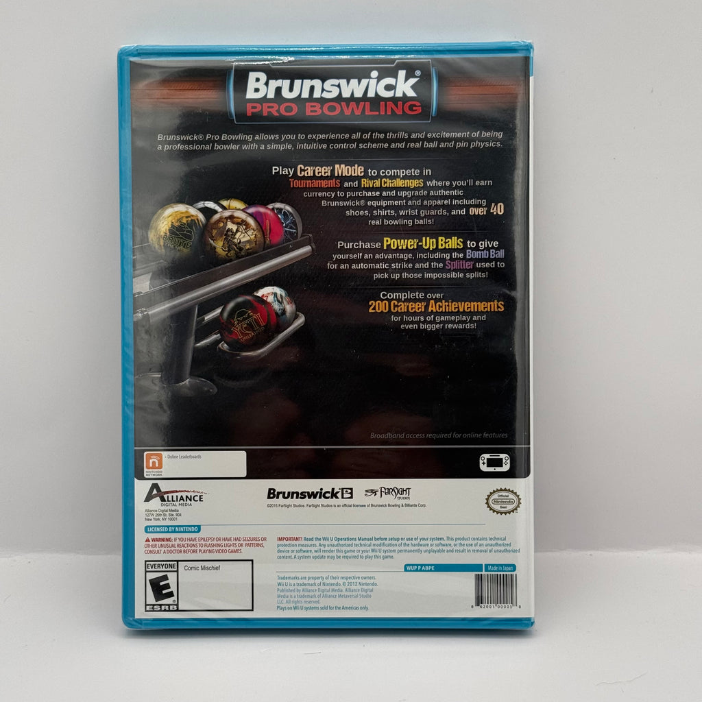 Brunswick Pro Bowling - Nintendo Wii U (Brand New Sealed)