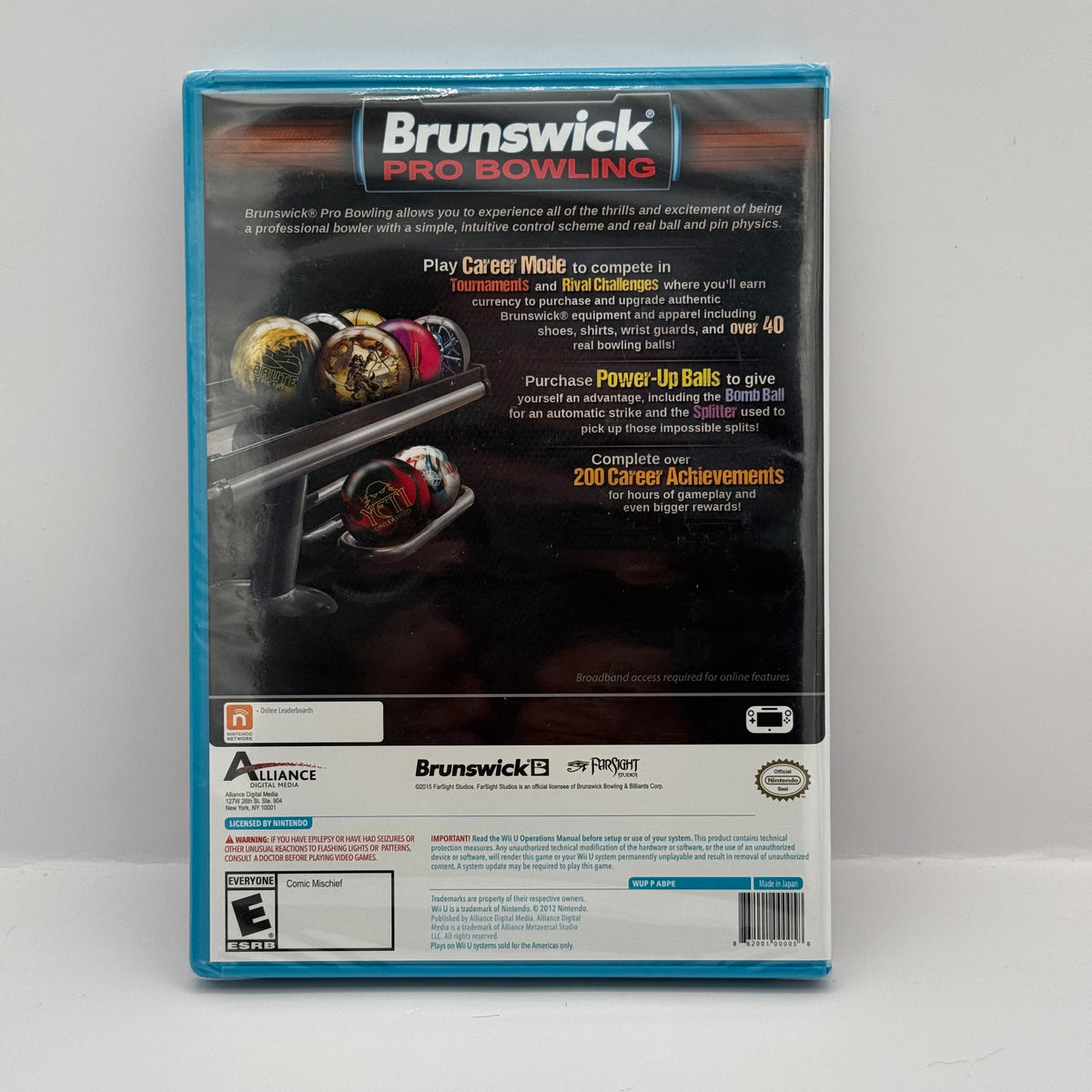 Brunswick Pro Bowling - Nintendo Wii U (Brand New Sealed)