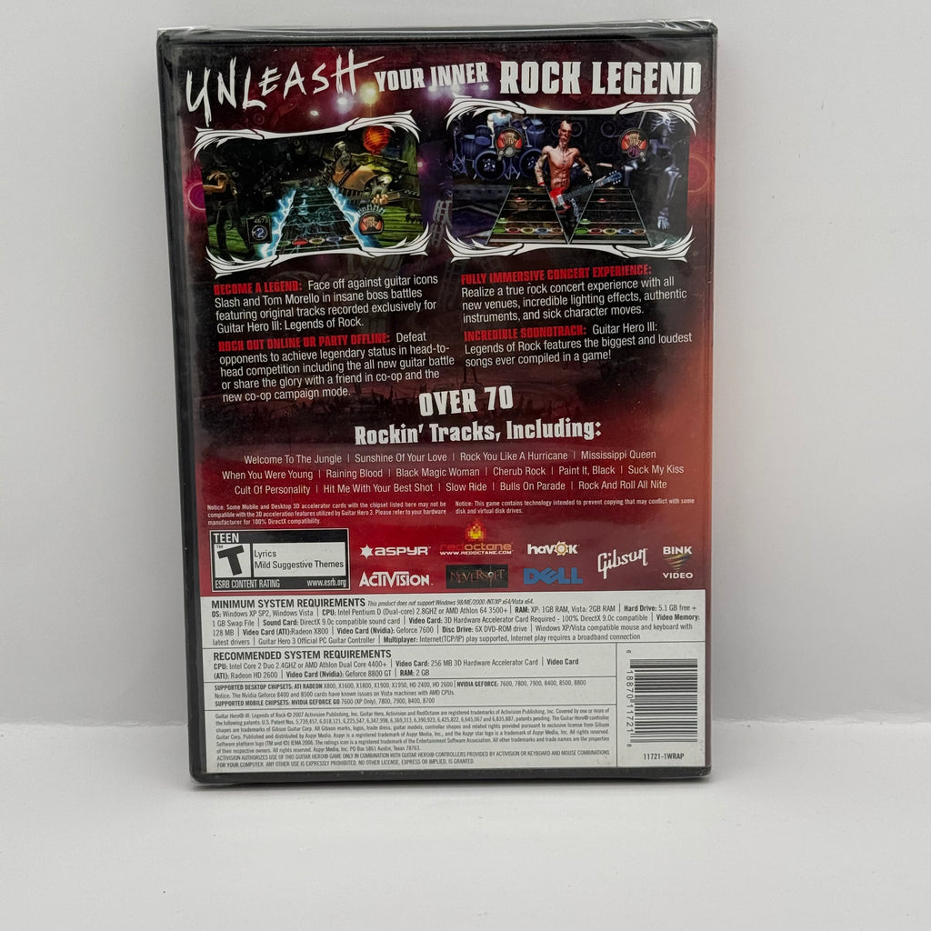 Guitar Hero III: Legends of Rock (PC)