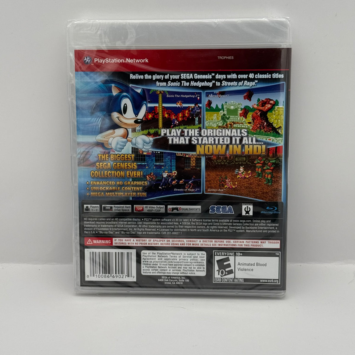 Sonic's Ultimate Genesis Collection - Greatest Hits (PS3)