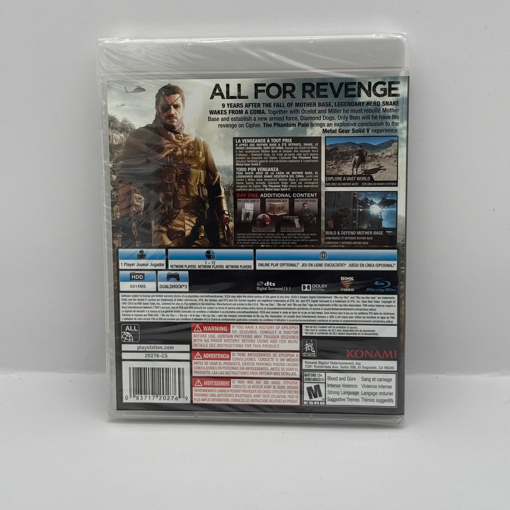 Metal Gear Solid V: The Phantom Pain - Day One Edition (PS3)