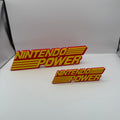 Nintendo Power Logo — 3D Printed Wall / Display Piece