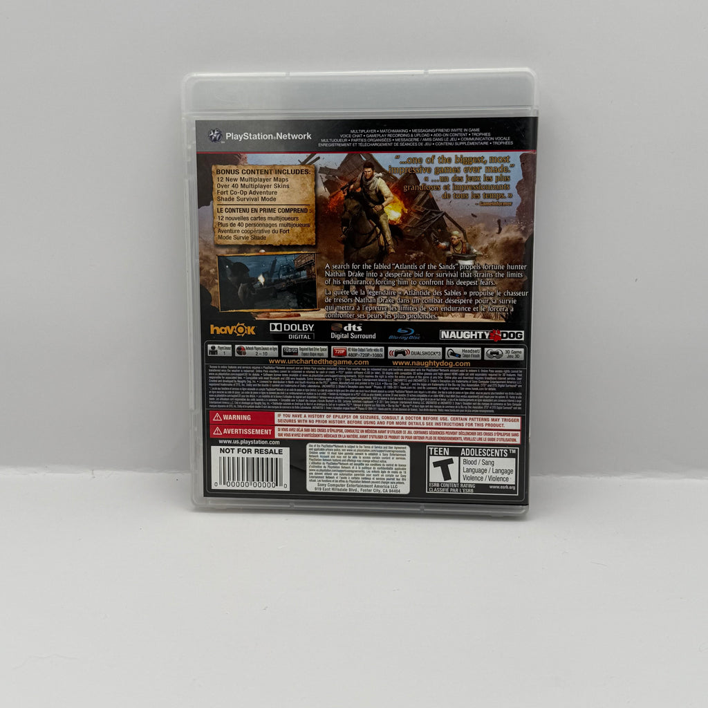 Uncharted 3: Drake's Deception - PS3 - CIB