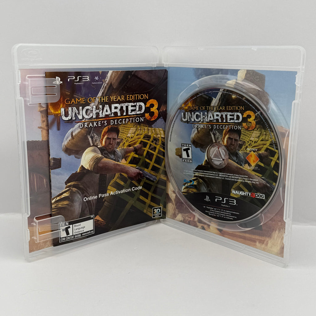Uncharted 3: Drake's Deception - PS3 - CIB
