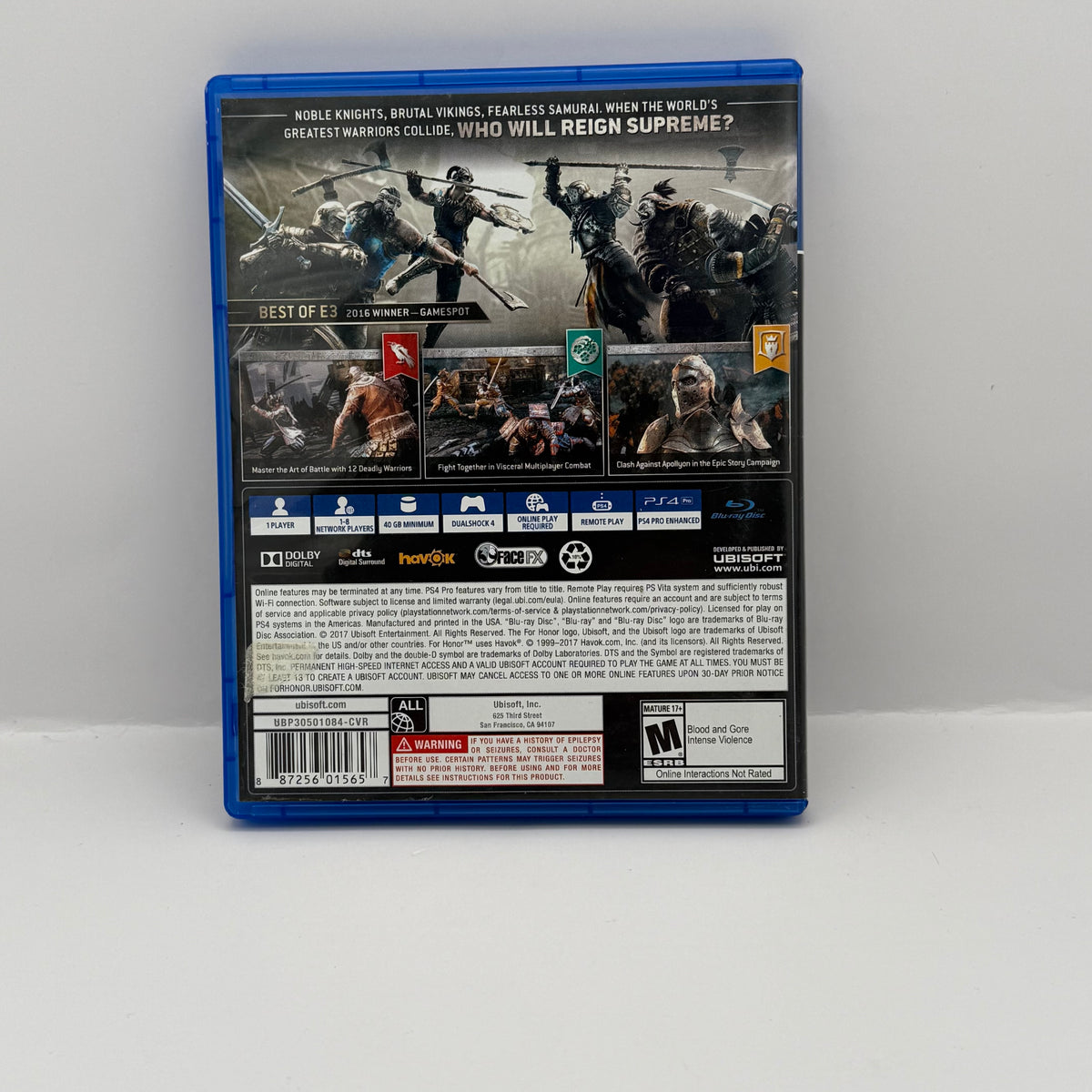 For Honor - PS4 - CIB