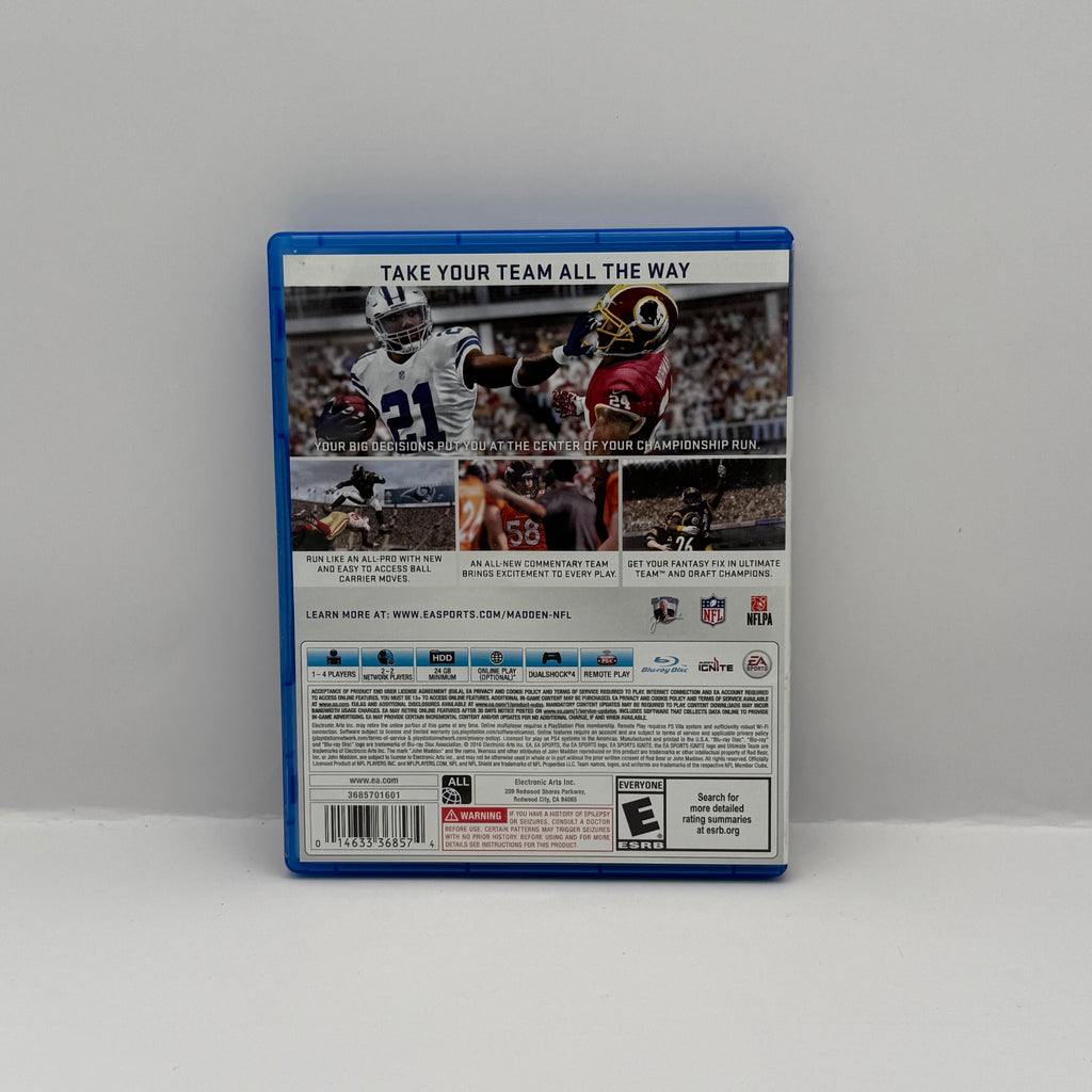 Madden NFL 17 - PS4 - CIB