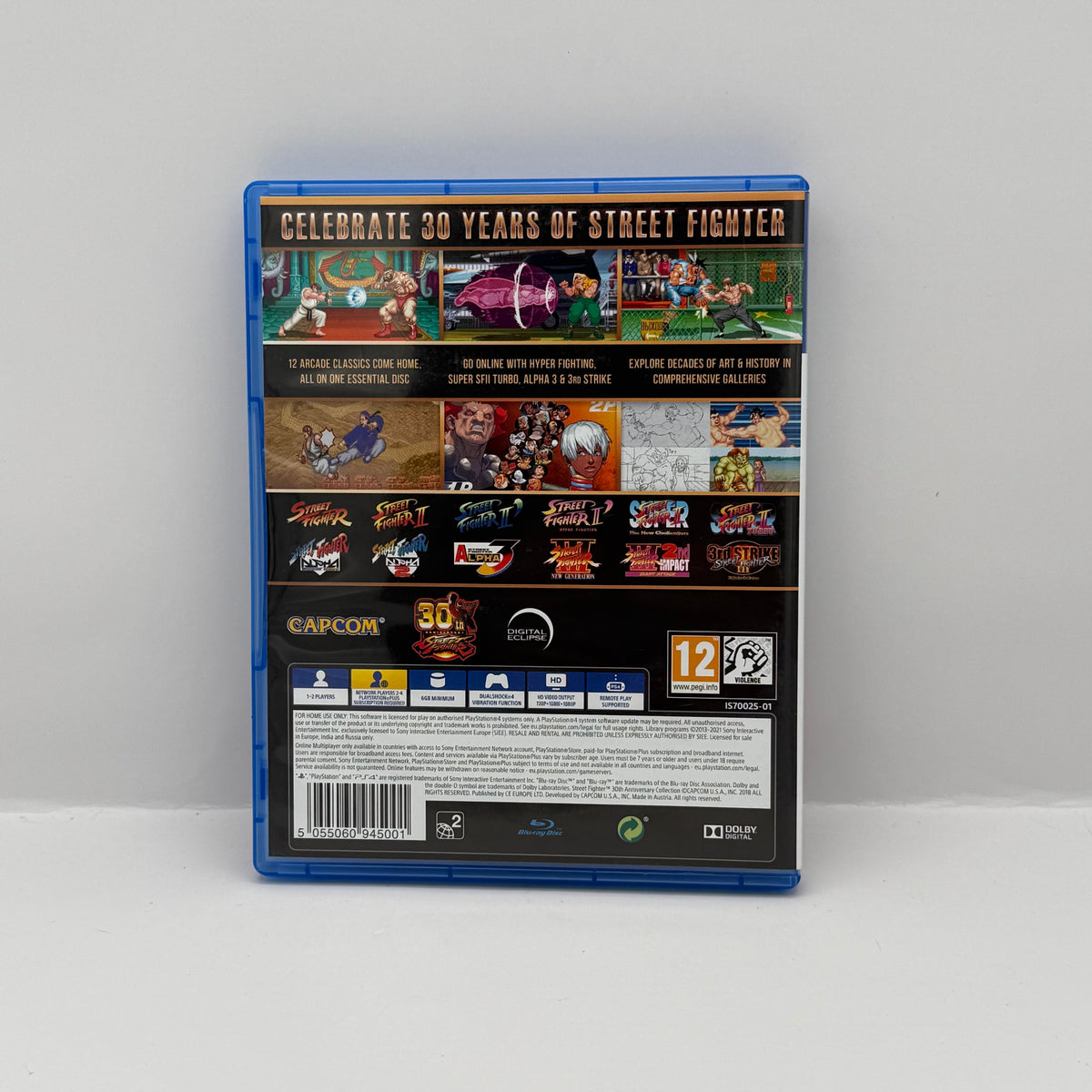 Street Fighter 30th Anniversary Collection (PAL) - PS4 - CIB
