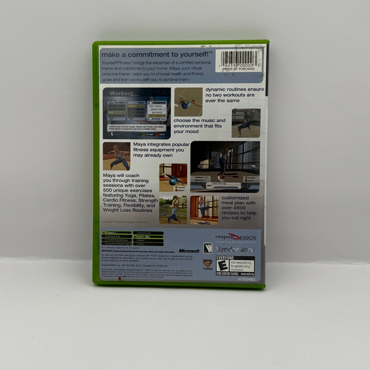 Yourself!Fitness - Original Xbox - CIB