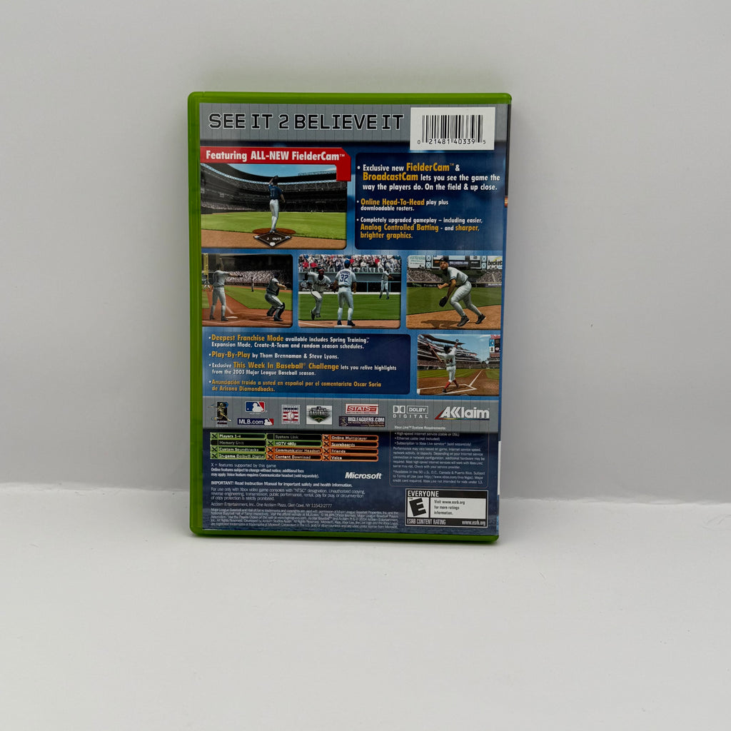 All-Star Baseball 2005 Featuring Derek Jeter - Original Xbox - CIB