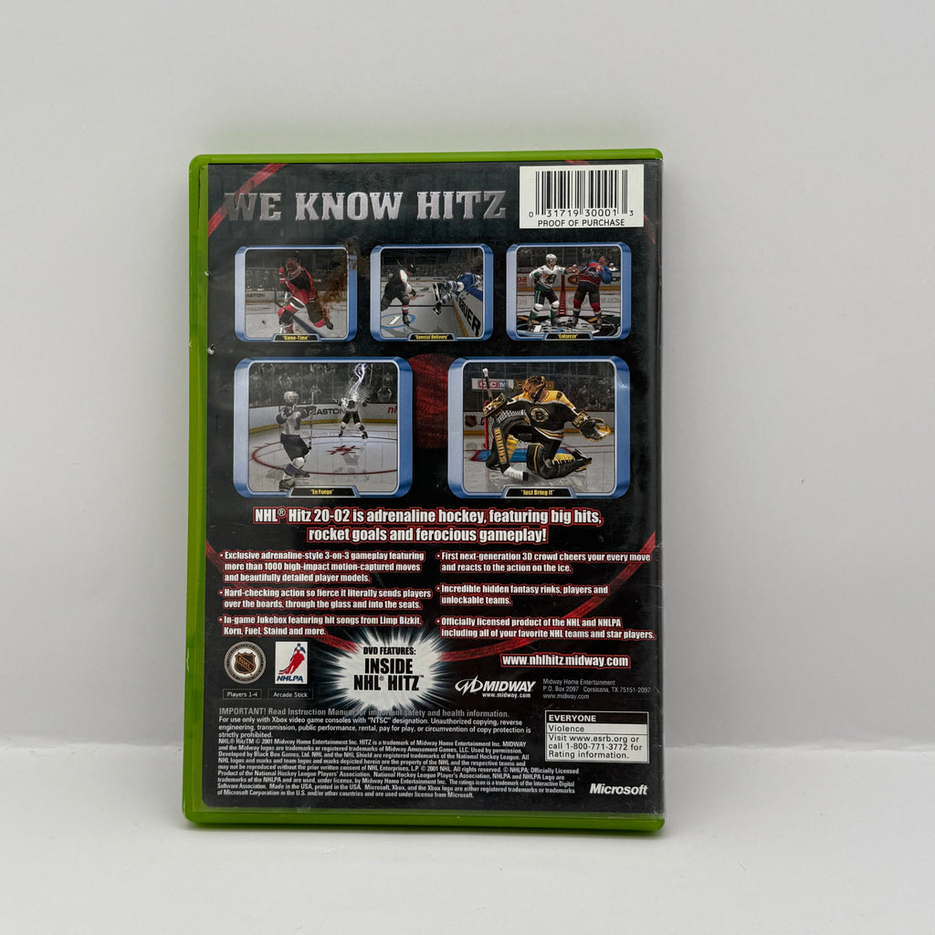 NHL Hitz 20-02 (Signed by Tim Kitzrow) - Original Xbox - CIB