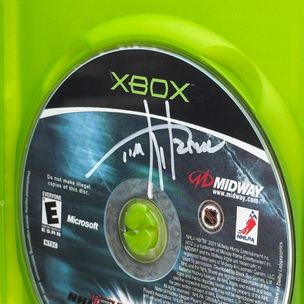 NHL Hitz 20-02 (Signed by Tim Kitzrow) - Original Xbox - CIB