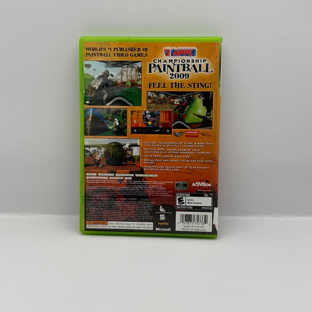 NPPL Championship Paintball 2009 - Xbox 360 - CIB
