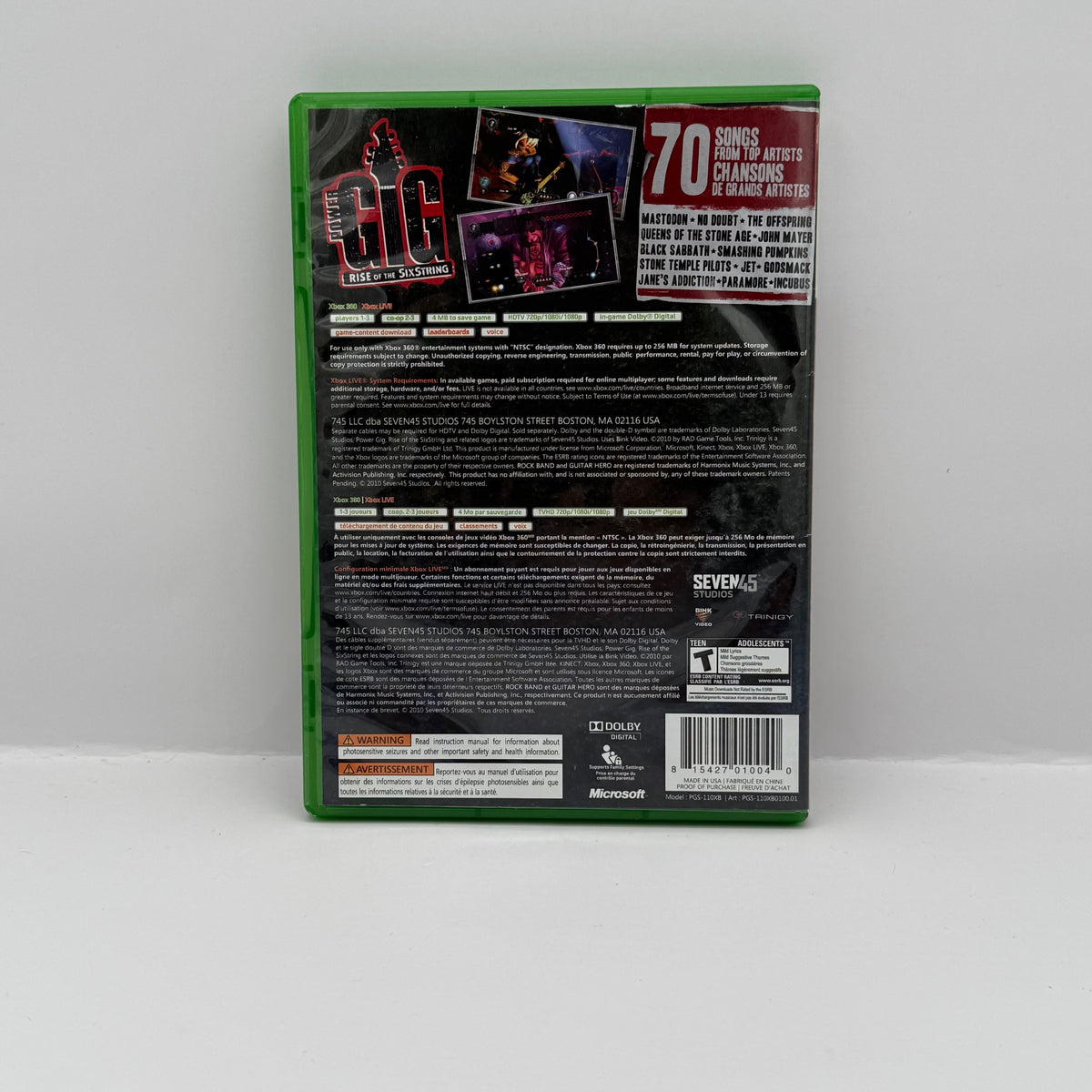 Power Gig: Rise of the SixString (Game Only) - Xbox 360 - CIB