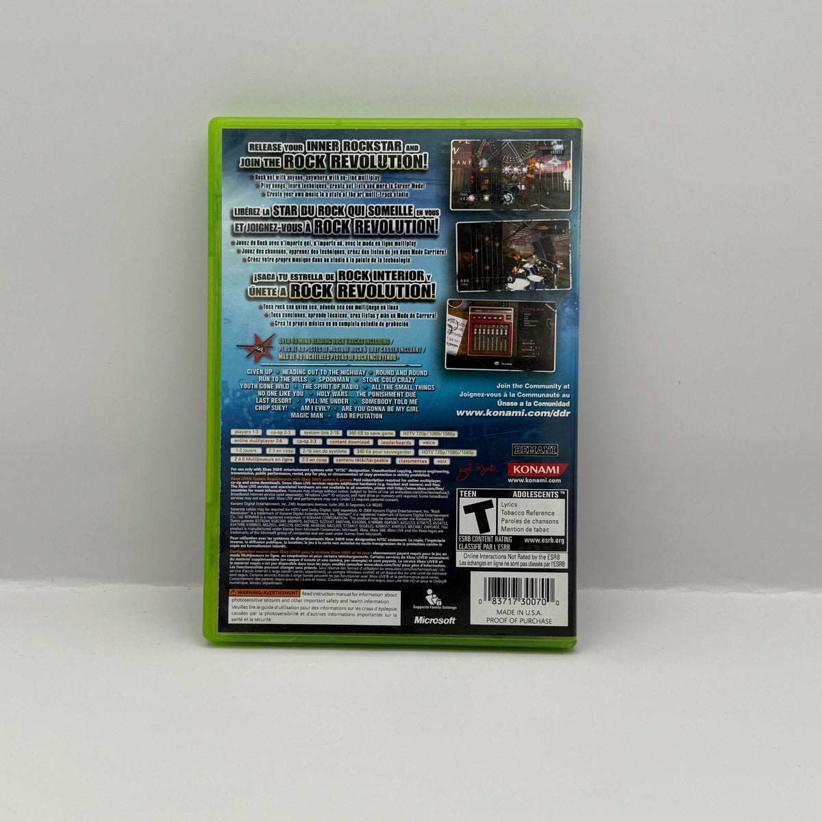 Rock Revolution (Game Only) - Xbox 360 - CIB