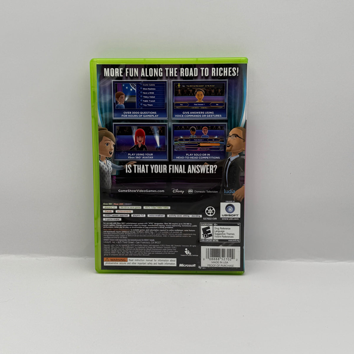 Who Wants to Be a Millionaire: 2012 Edition - Xbox 360 - CIB