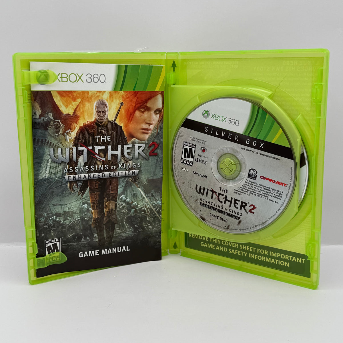 The Witcher 2: Assassins of Kings Enhanced Edition (Silver Box) - Xbox 360 - CIB