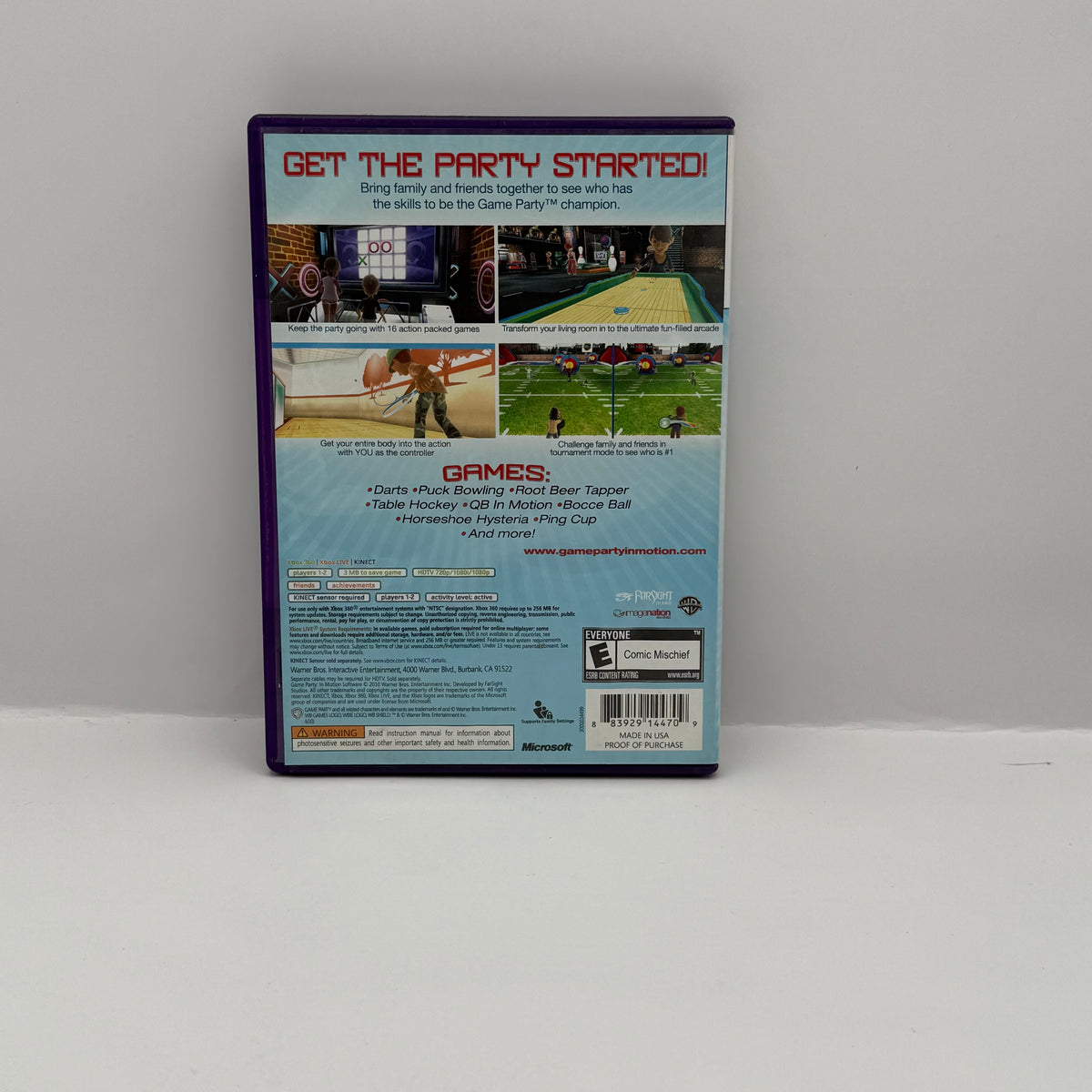 Game Party: In Motion - Xbox 360 - CIB