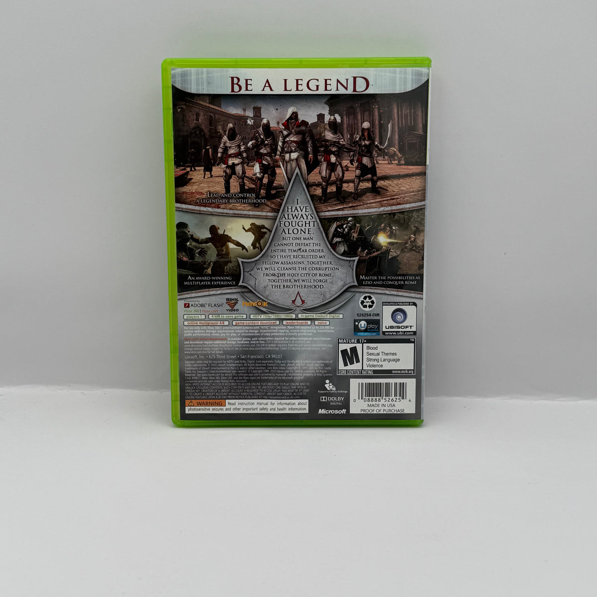 Assassin's Creed: Brotherhood - Xbox 360 - CIB