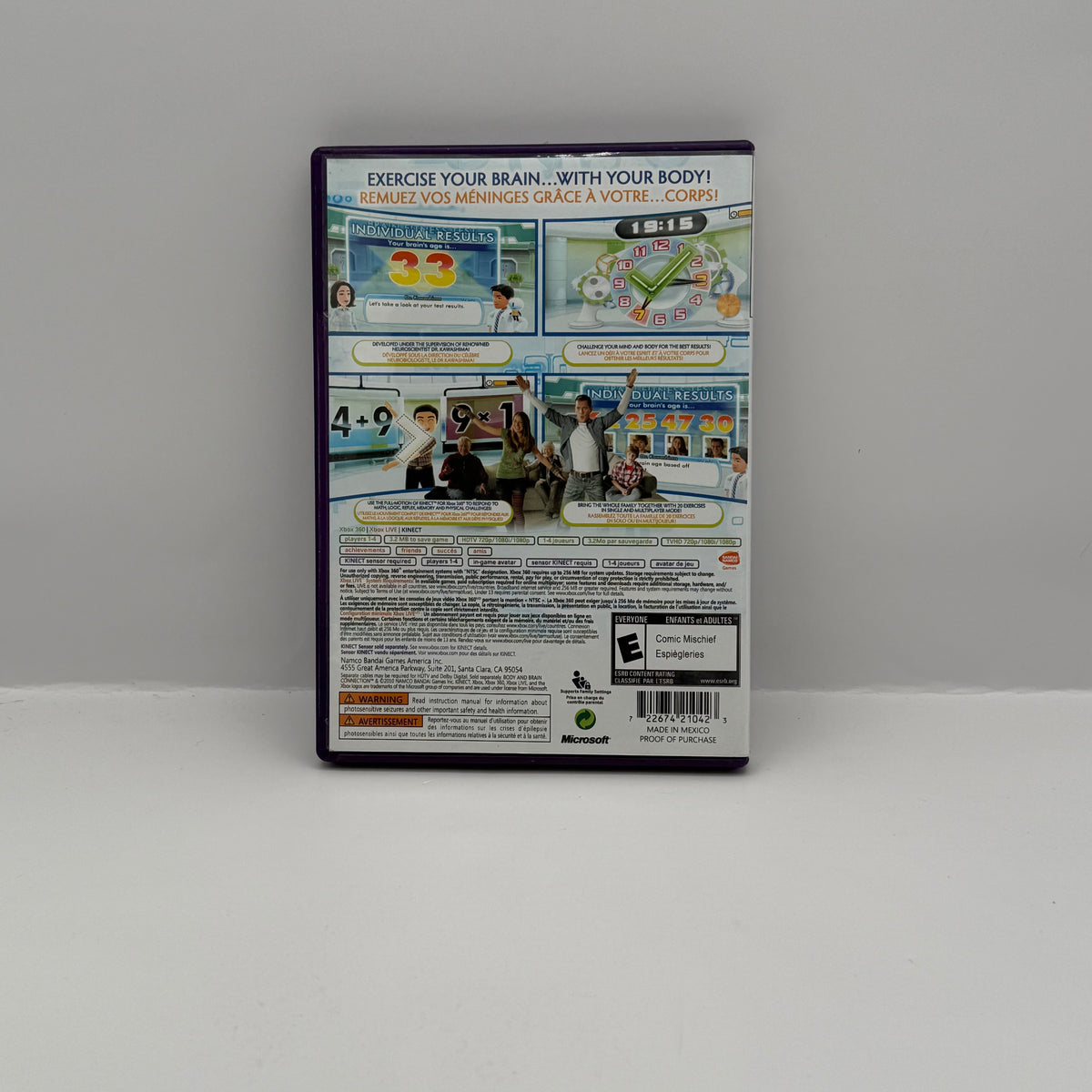 Body and Brain Connection - Xbox 360 - CIB