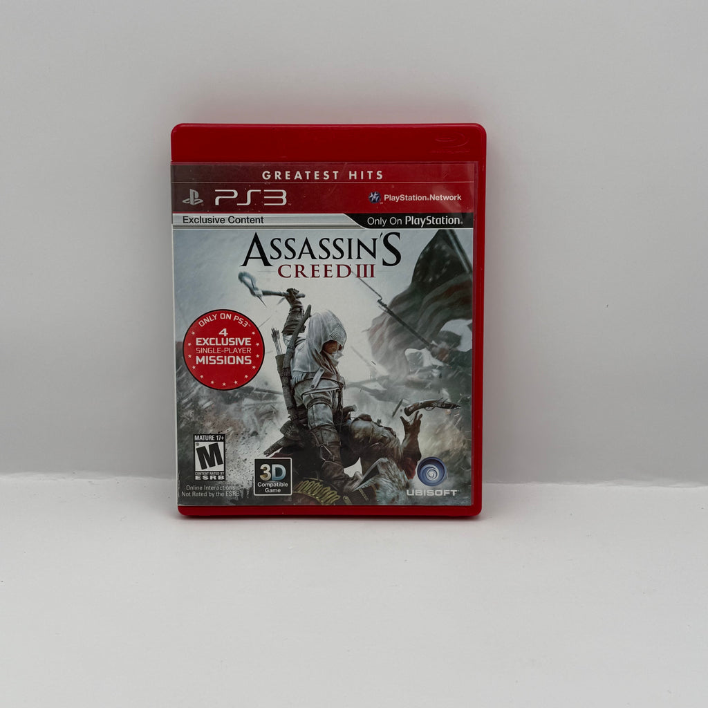 Assassin's Creed III (Greatest Hits) - PS3 - CIB
