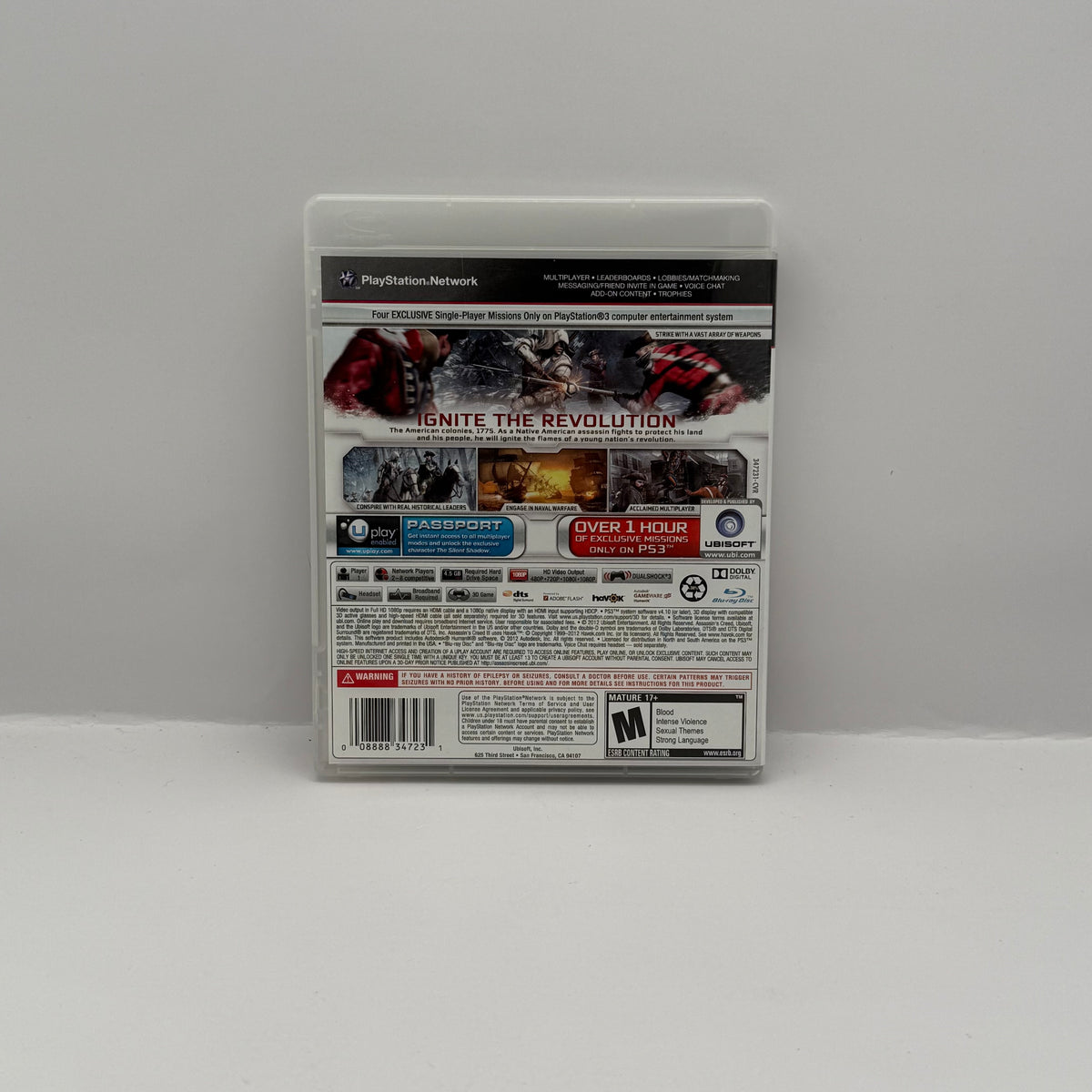 Assassin's Creed III - PS3 - CIB