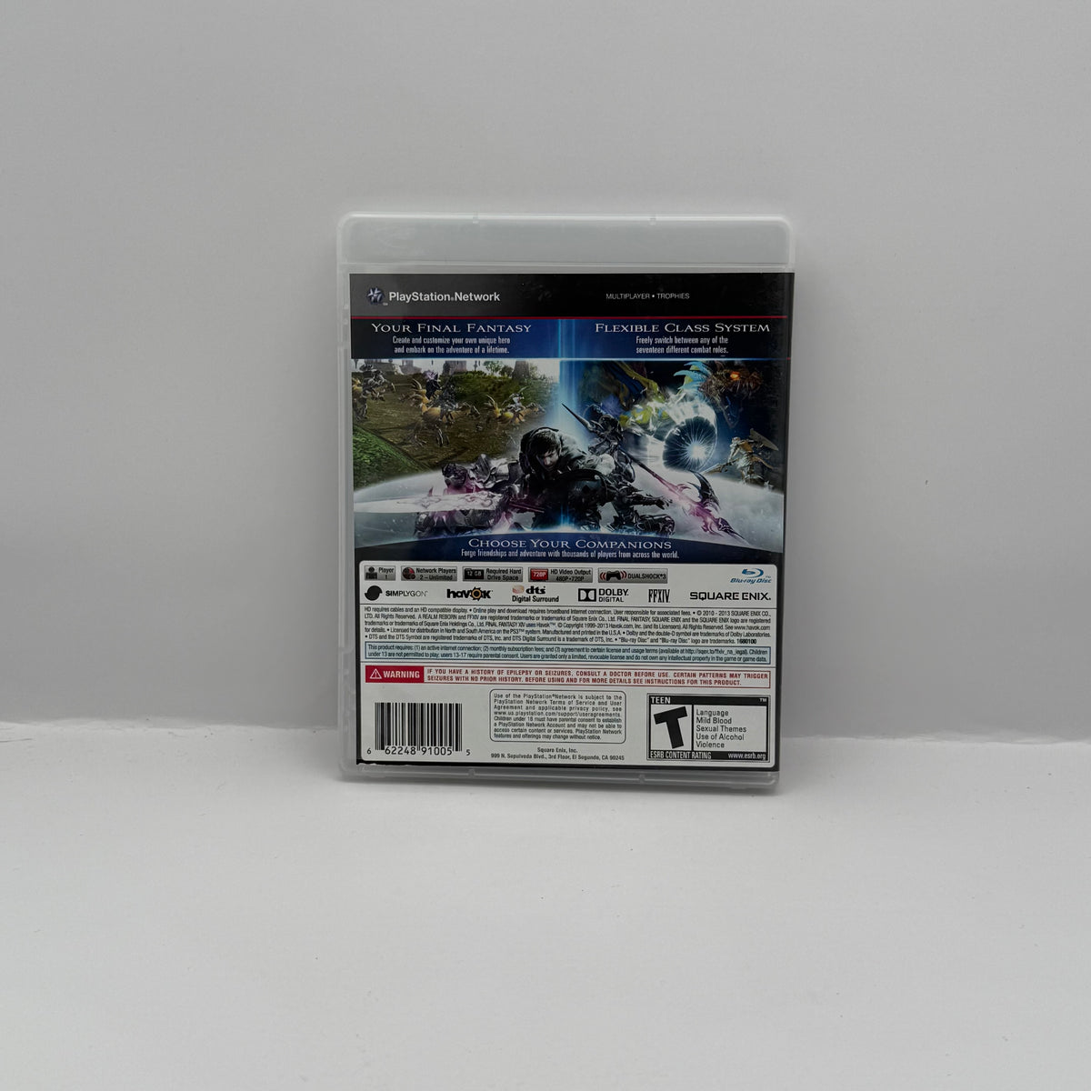 Final Fantasy XIV: A Realm Reborn - PS3 - CIB