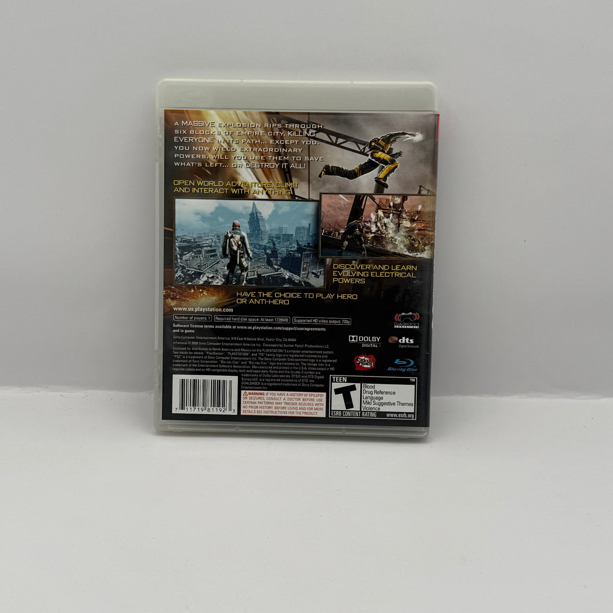 inFAMOUS - PS3 - CIB