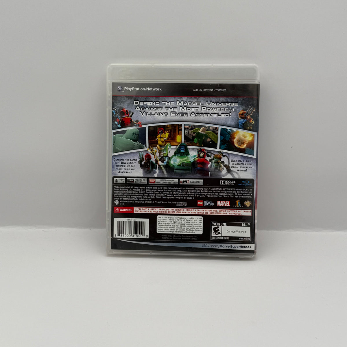 LEGO Marvel Super Heroes - PS3 - CIB