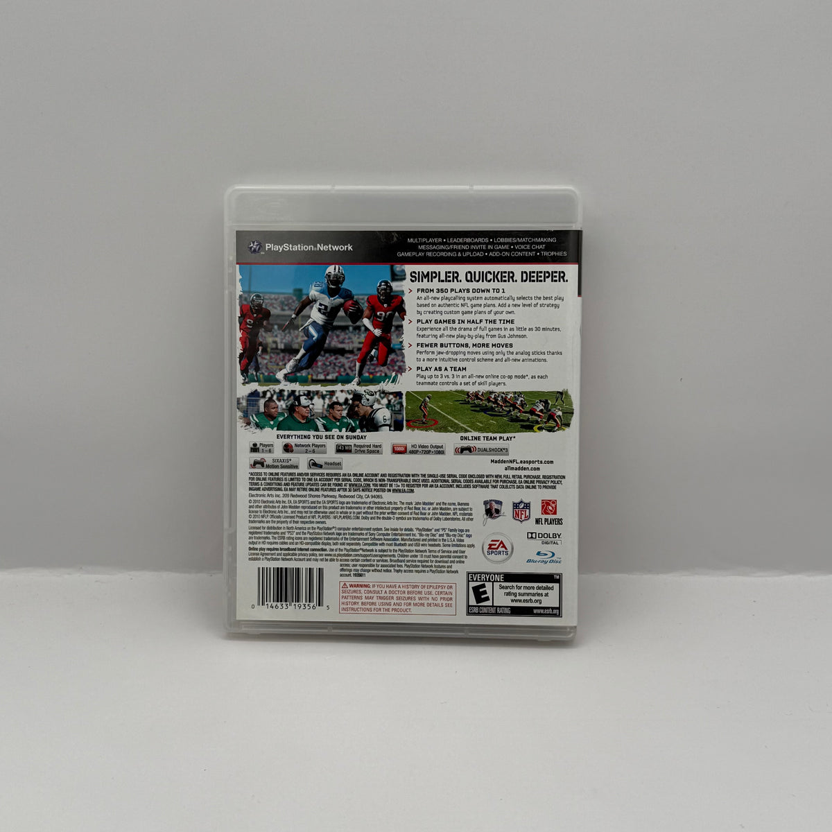 Madden NFL 11 - PS3 - CIB