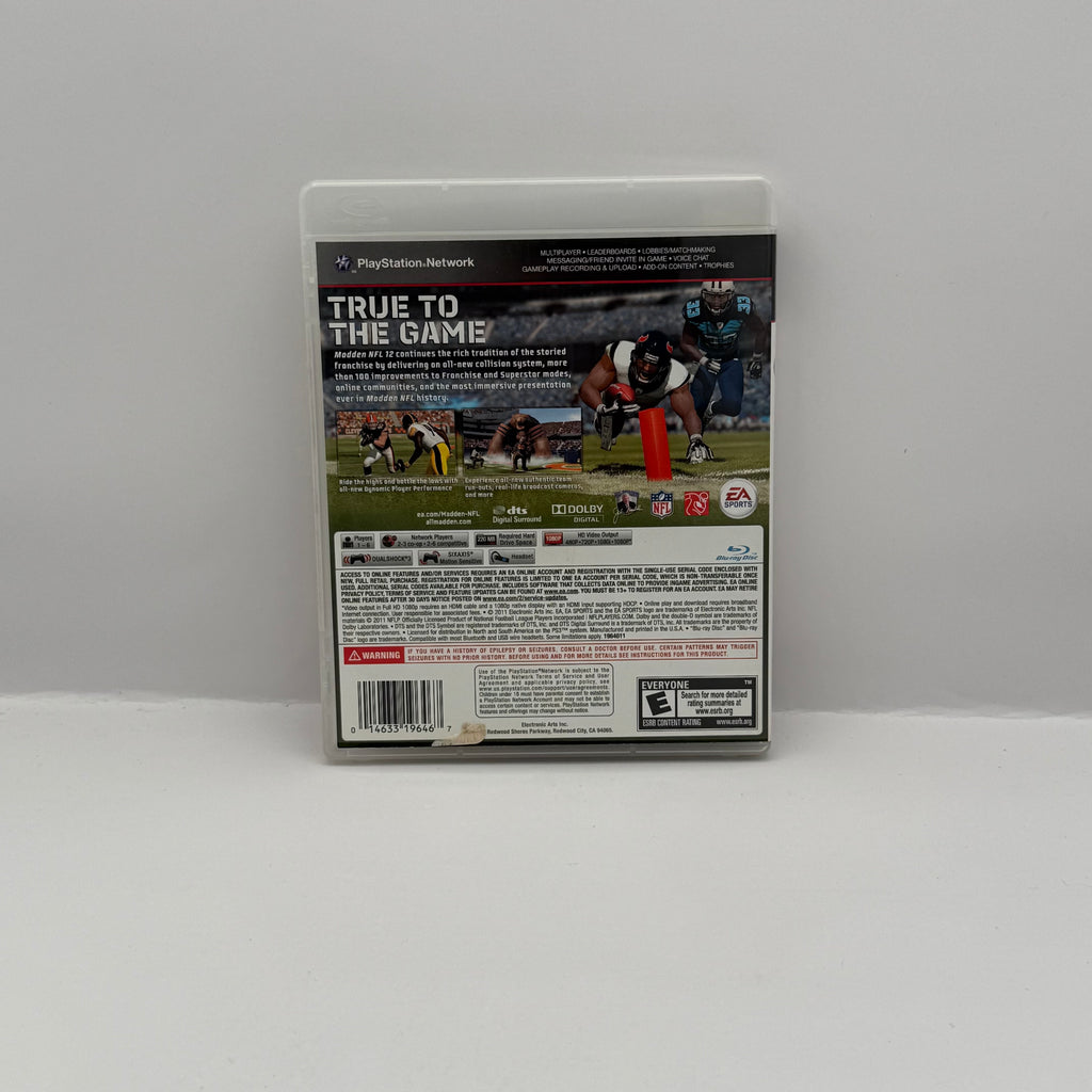 Madden NFL 12 - PS3 - CIB