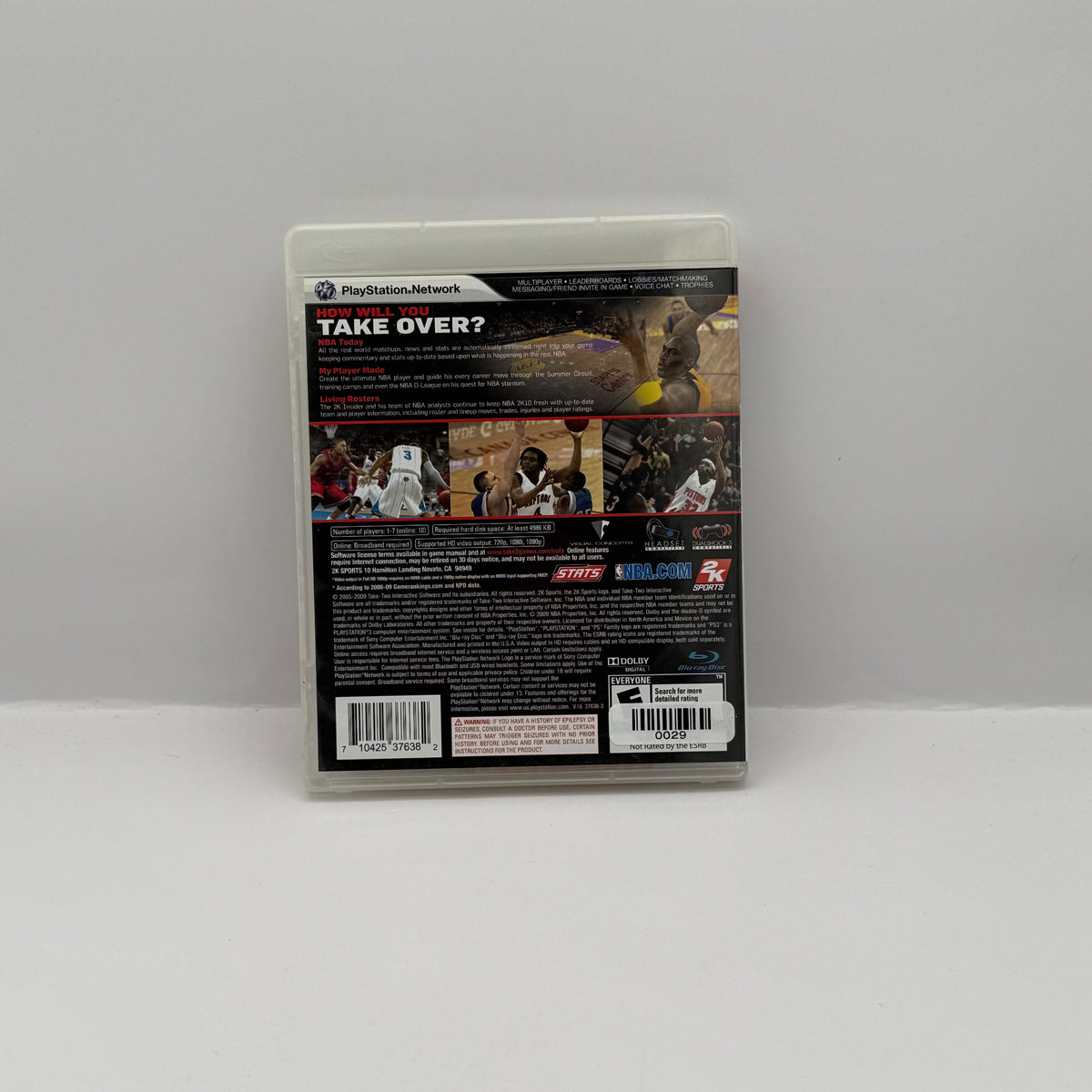 NBA 2K10 - PS3 - CIB
